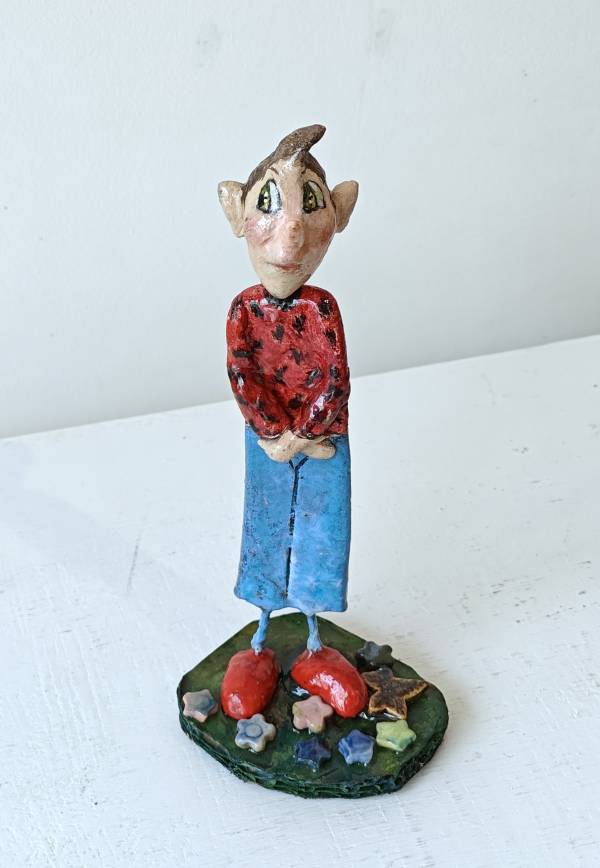 - a , Mixed Media Sculpture by Dorienne Carmel, measuring 22 x 11 cm (H x W) £65